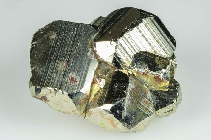 Gleaming Pyrite Crystal Cluster - Peru #195700